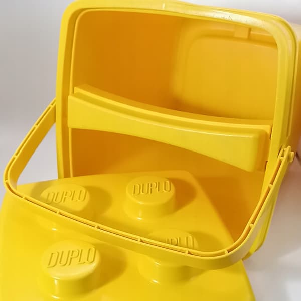LEGO DUPLO Yellow Container – Bucket for Bricks