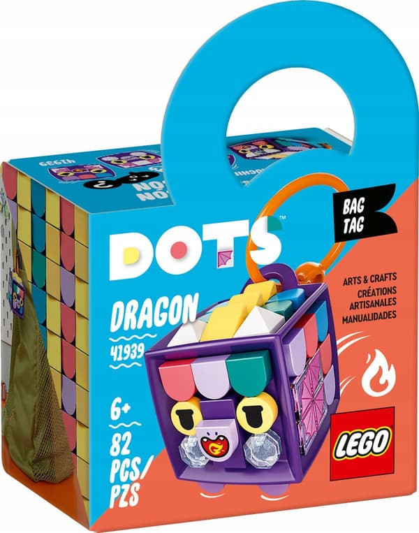 LEGO 41939 DOTS – Dragon Keyring