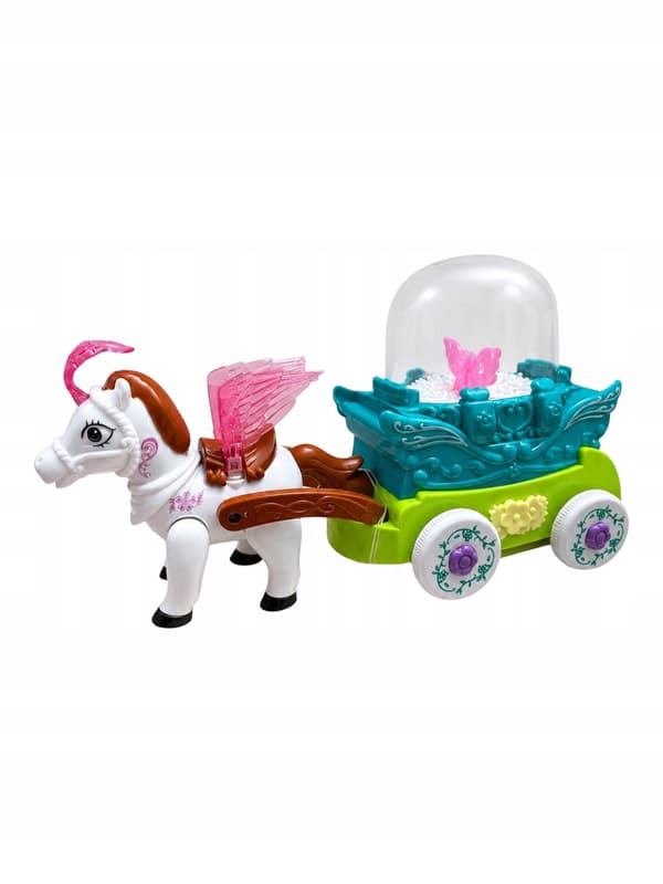 Interactive Unicorn Carriage with Lights and Sounds – 3+