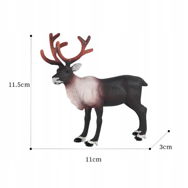 Pet toy figures Children’s prizes Realistic early learning decoration featuring a moose