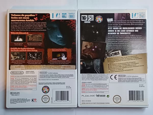 Project Zero 2 Wii Edition + Obscure II, Wii
