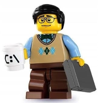 Lego figure: Programmer col07-12, Series 7, 8831 – NEW