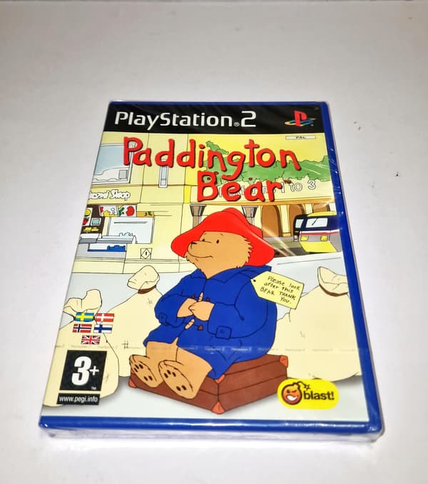 PADDINGTON BEAR PS2 – NEW – SEALED –
