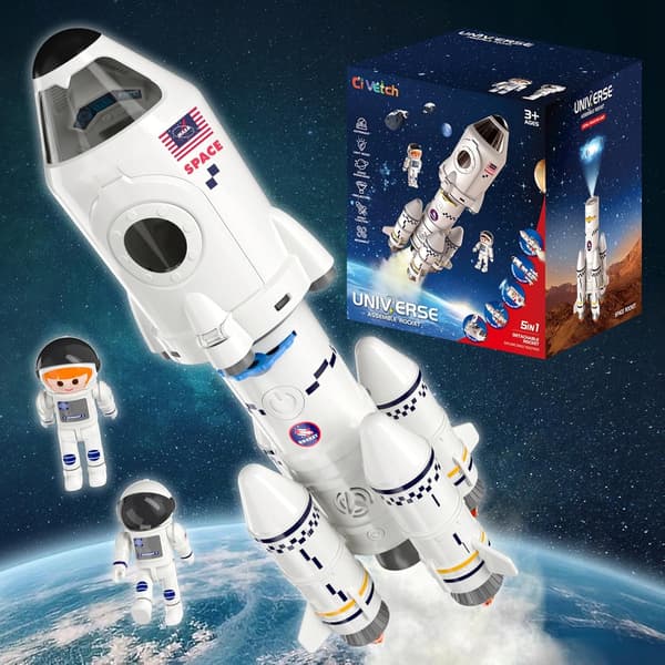 5-in-1 space shuttle rocket model aeroplane to simulate space toys