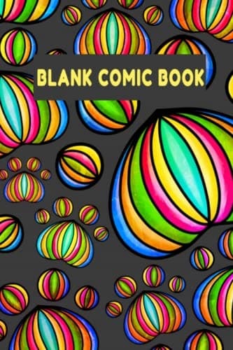Blank Comic Book: Create Your Own Story, Comics & Graphic Novels – 100 pages