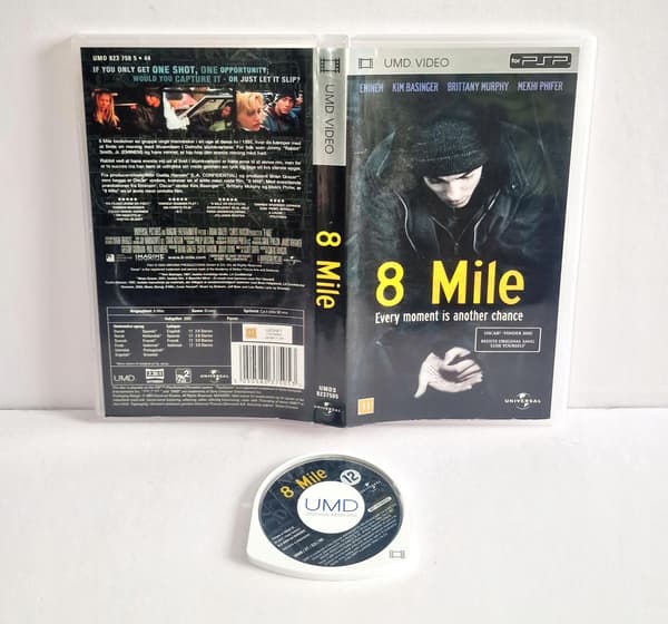 8 MILE EVERY MOMENT IS ANOTHER CHANCE PSP UMD VIDEO DISC BDB
