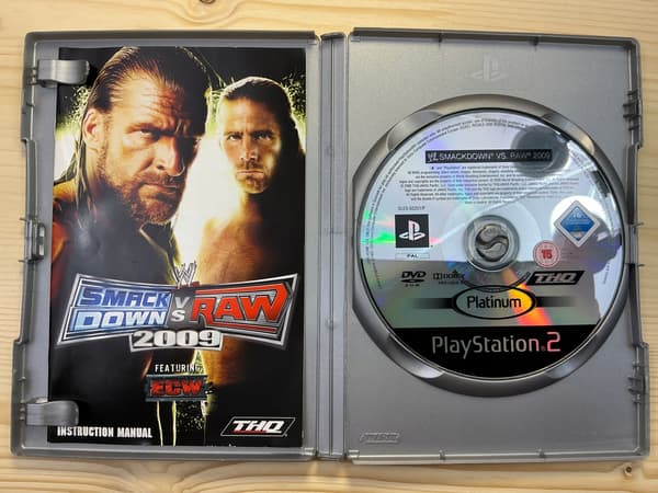 WWE SMACKDOWN VS RAW 2009 – ‘Ideal’ edition – complete PS2 set
