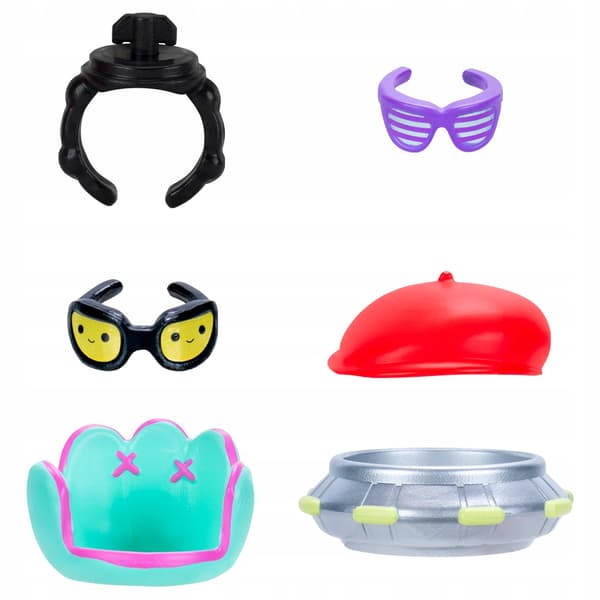 Squish-a-longs 25-Pack - Series 3 - 1 Mini-Squish, 5 accessories, 1 ring,