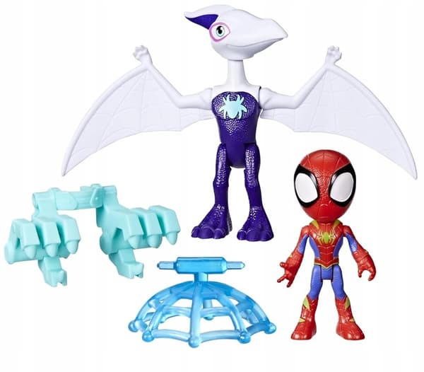 SPIDEY SET: GHOSTASAURUS dinosaur figure + SPIDER + ACCESSORY – Hasbro G0123