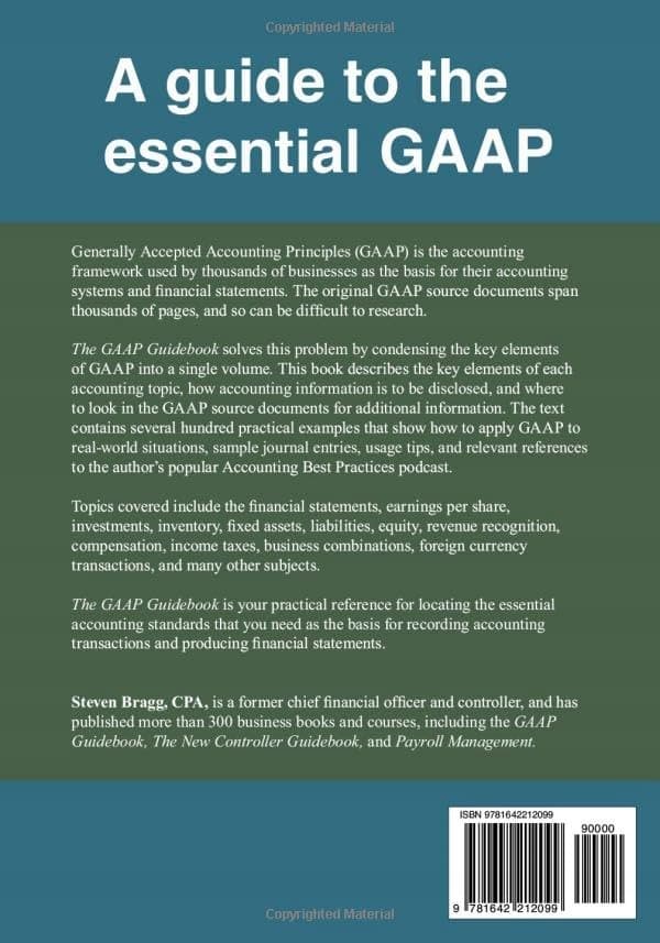 Bragg, Steven M. GAAP Guidebook: 2025 Edition