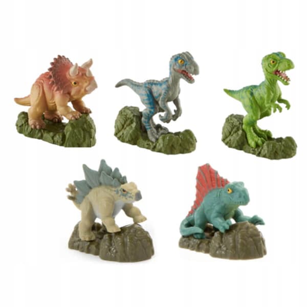 JURASSIC WORLD MICRO FIGURES, set of 5