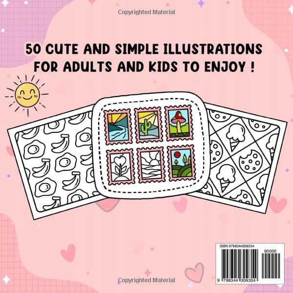Mojidoo Pattern: A Chill, Bold and Easy Colouring Book: Cute and Cosy Colouring