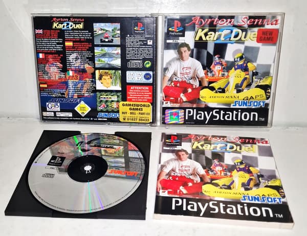 Ayrton Senna Kart Duel 2 PSX 3XA – READ THE DESCRIPTION!