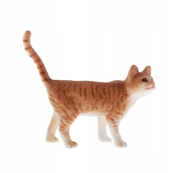 Hand-painted mini animal figurine: cat 1