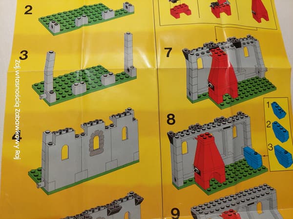 LEGO instructions for set 6040