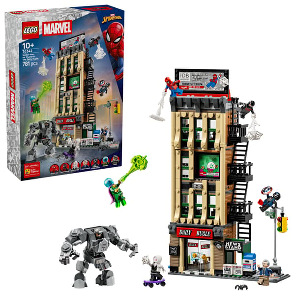 LEGO Marvel 76342 Spider-Man vs Mysterio: The Daily Bugle