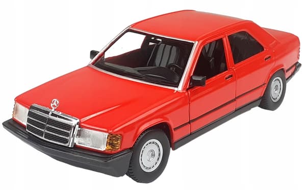 BBURAGO METAL MODEL MERCEDES-BENZ 190 E 2.6 W201 1:25