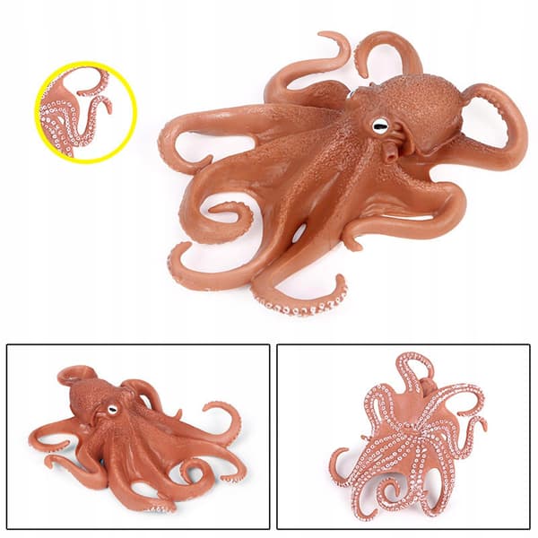 Realistic animal figurines – Desktop creatures – Orange B