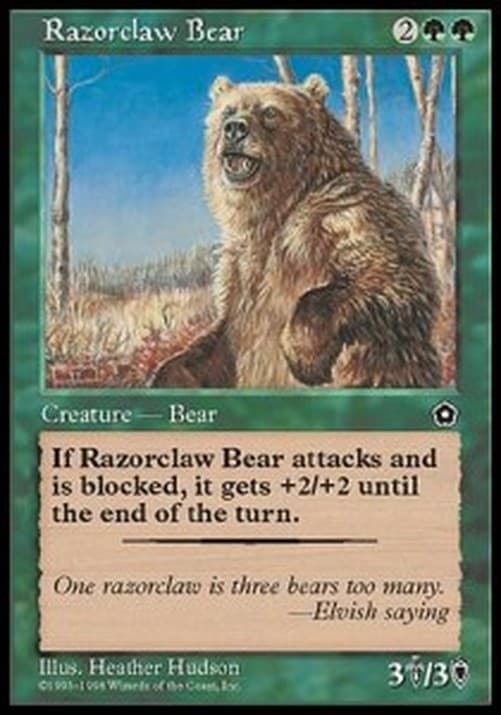 Magic: The Gathering Razorclaw Bear