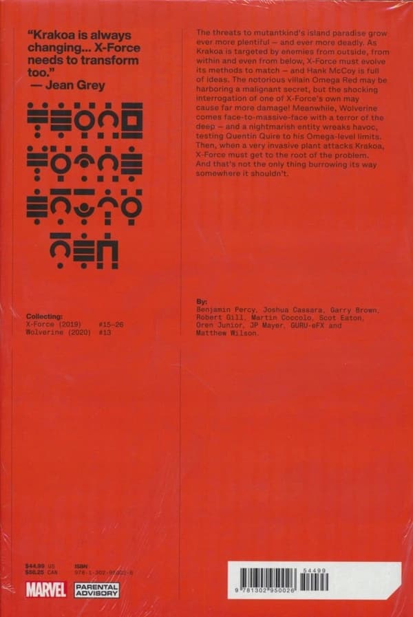 X-Force by Benjamin Percy, Vol. 2, Percy Benjamin