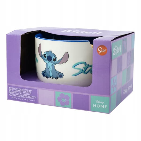 Lilo & Stitch Ramen Bowl with chopsticks, ceramic, 0.5 l