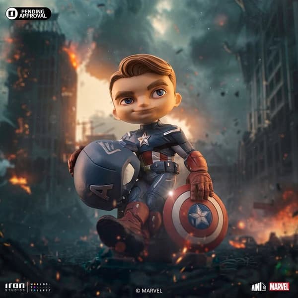 Captain America sculpture, MiniCo, Marvel