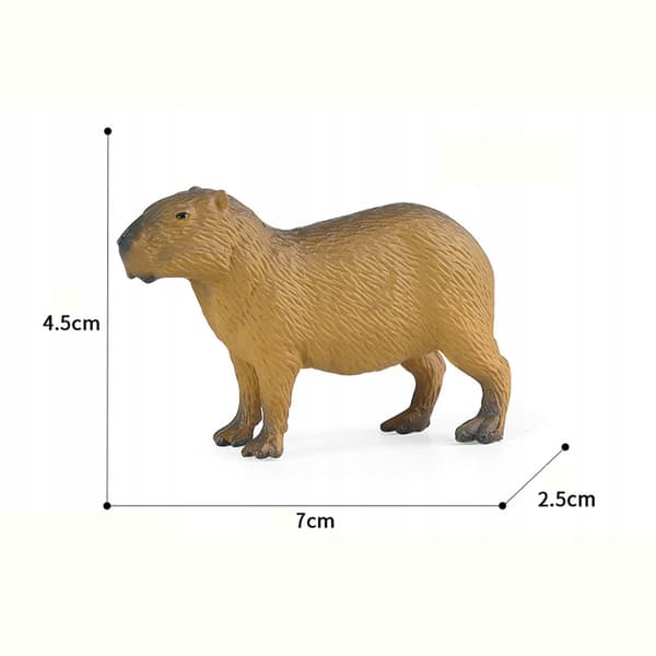Capybara figurines Capybara statue Play set for