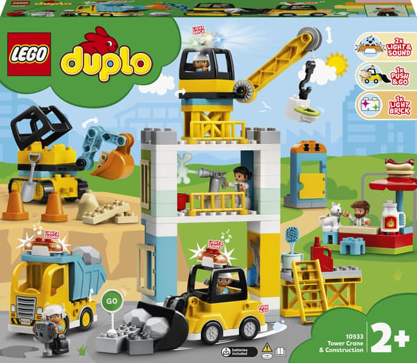 LEGO DUPLO 10933 Tower Crane and Construction