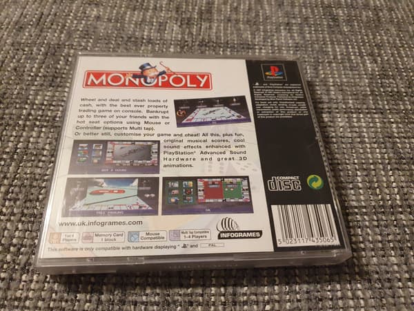 MONOPOLY PlayStation (PSX) boxed, PS1, 3xAAA