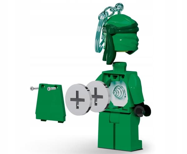 LEGO NINJAGO LED TORCH KEYRING – LLOYD FIGURINE KEYRING WITH TORCH