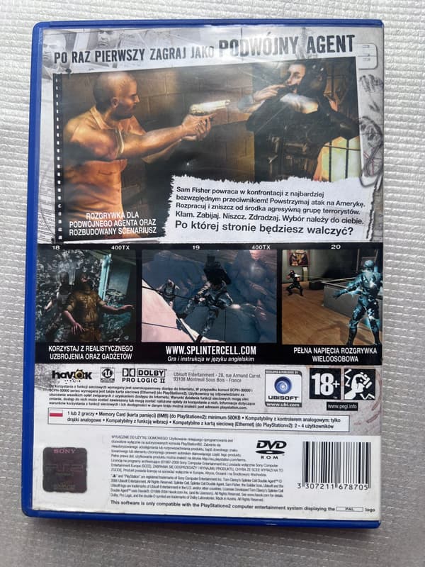 SPLINTER CELL: DOUBLE AGENT – MISPRINT X2 POLISH EDITION