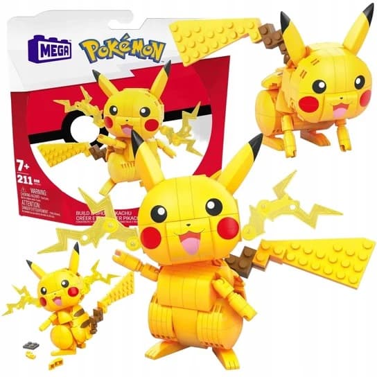 MEGA CONSTRUX BUILDING BLOCKS 211 PIECES POKÉMON PIKACHU BLOCKS