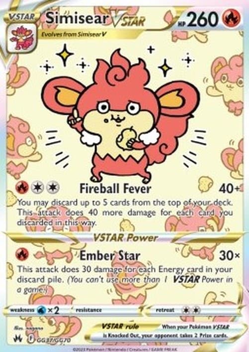 Pokemon Simisear VSTAR
