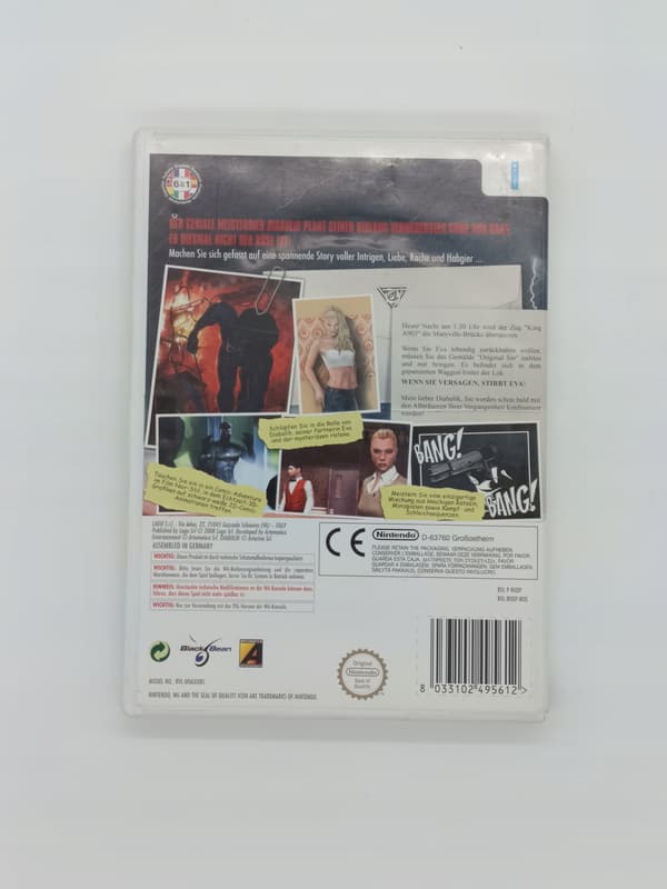 Diabolik: The Original Sin – Nintendo Wii boxed version