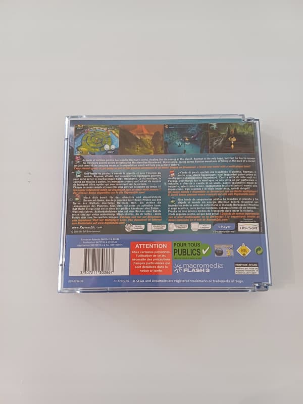 RAYMAN 2: THE GREAT ESCAPE – Sega Dreamcast, boxed