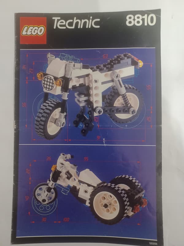 Lego Technic instruction booklet set (9 pieces)