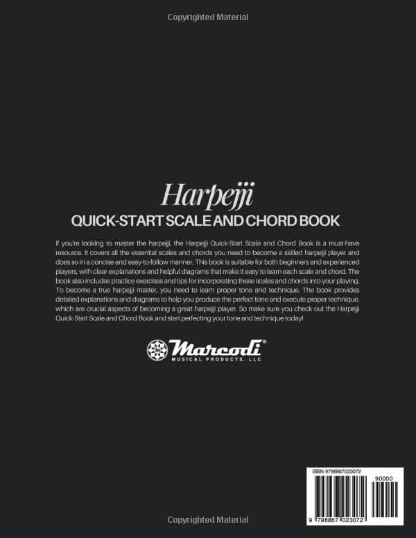 Hale, Jonny Harpejji: Quick-Start Scale and Chord Book