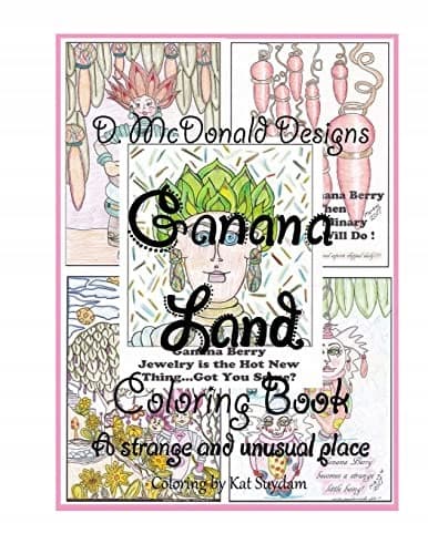 D. McDonald Designs Ganana Land Colouring Book