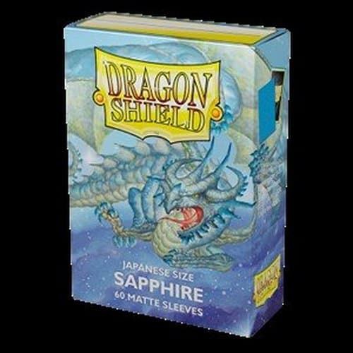 Yu-Gi-Oh! 60 Small Dragon Shield Sleeves - Matte Sapphire