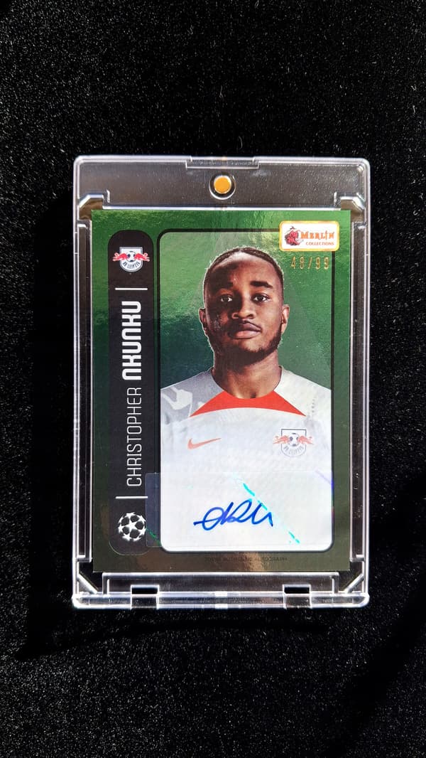 Christopher R.B. Nkunku, Leipzig – Topps Merlin Heritage – 48/99 AUTO