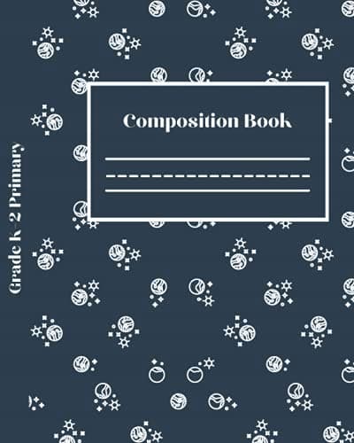 Primary Composition Book for Years K–2: Space Composition Book Story Journal