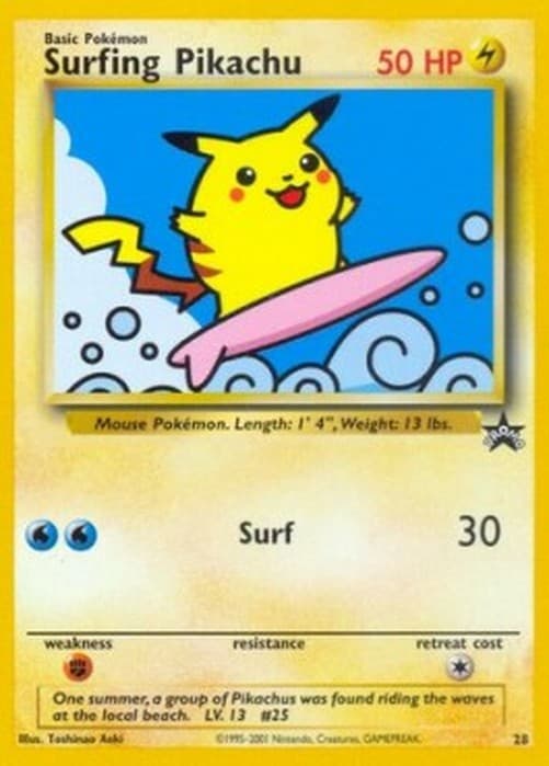 Pokemon Surfing Pikachu