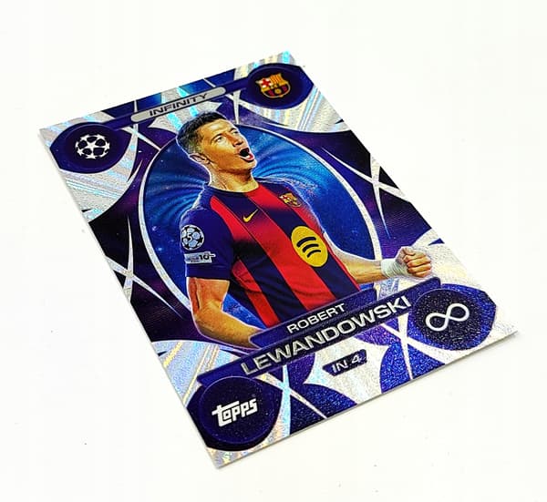 MATCH ATTAX 2025/26 TCG CARD NO. 4 ROBERT LEWANDOWSKI / INFINITY