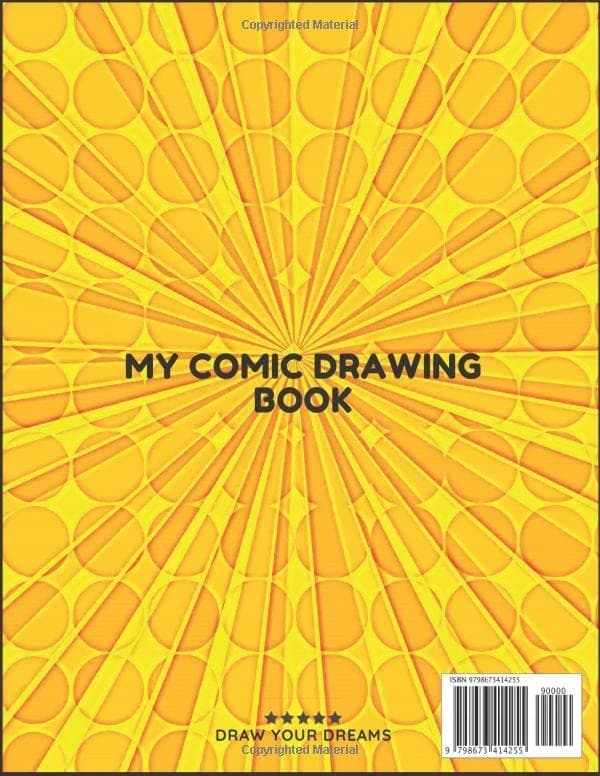 My Comic Drawing Book (Blank Comic Book): A 120-page notebook for drawing your own