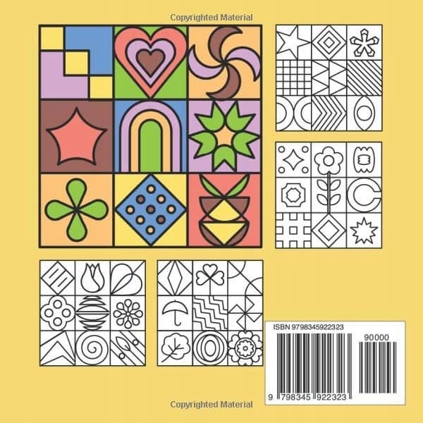 Greenhouse, Toby Mini Patterns Pocket-Sized Colouring Book for Teens and Adults