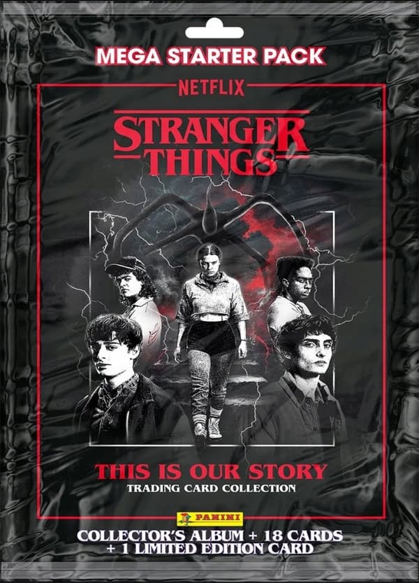 Panini Stranger Things Starter Pack: Album, Packs and Collectible Cards