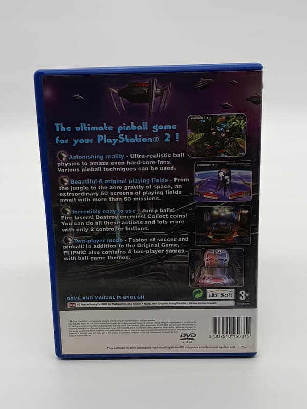 FLIPNIC game for the Sony PlayStation 2 (PS2)