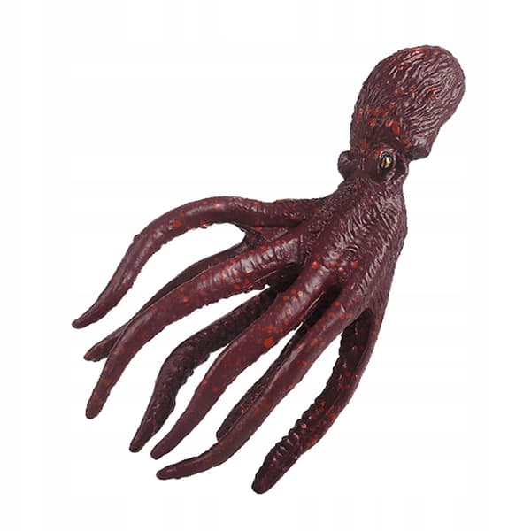 Squid Model Toy: Realistic marine animal figures for learning; Educational props