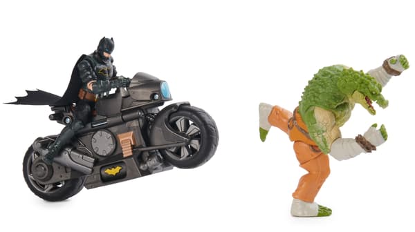 DC Comics, Batman Transforming Batcycle Battle Pack with Exclusive 10-cm Ki