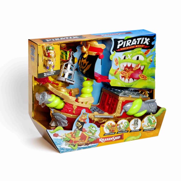 INTERACTIVE PIRATE SHIP TOY: KRAKEN MAGICBOX PIRATIX 2 WITH FIGURINES